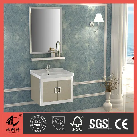 T-6117-1 Stainless Steel Bathroom Cabinet by Well Bath