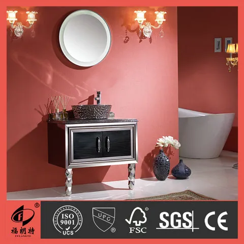 T-6615 Stainless Steel Bathroom Cabinet by Well Bath