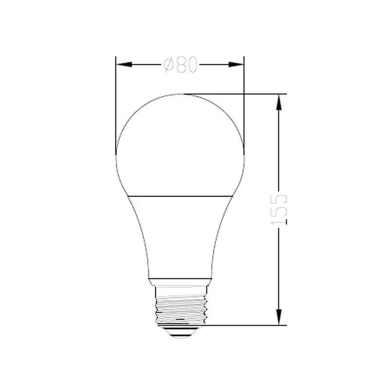 led bulbs A80 13W/12W/11W