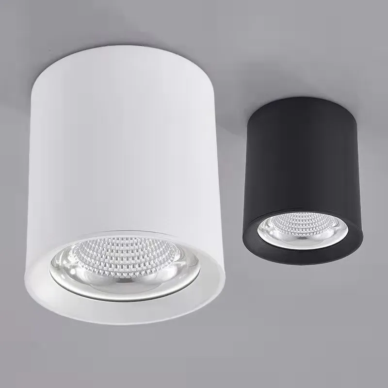 Surface mounted LED COB downlight