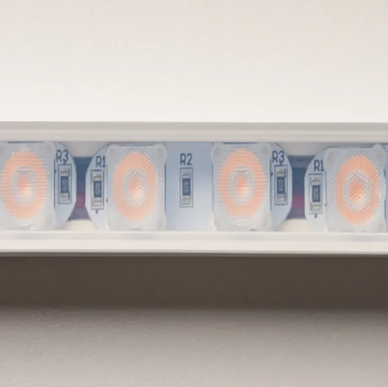 Silicone flexible wall washing strip – 16*16mm 48pcs led
