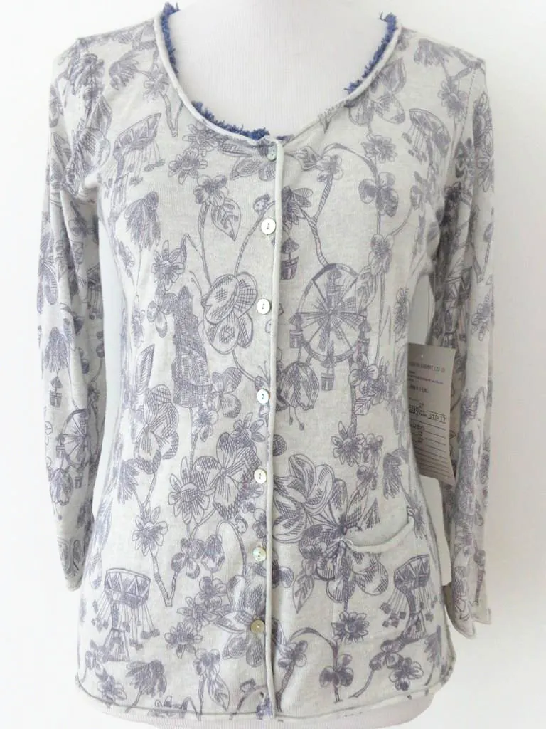 WT2639 women's knitted sweater in 100% cotton
