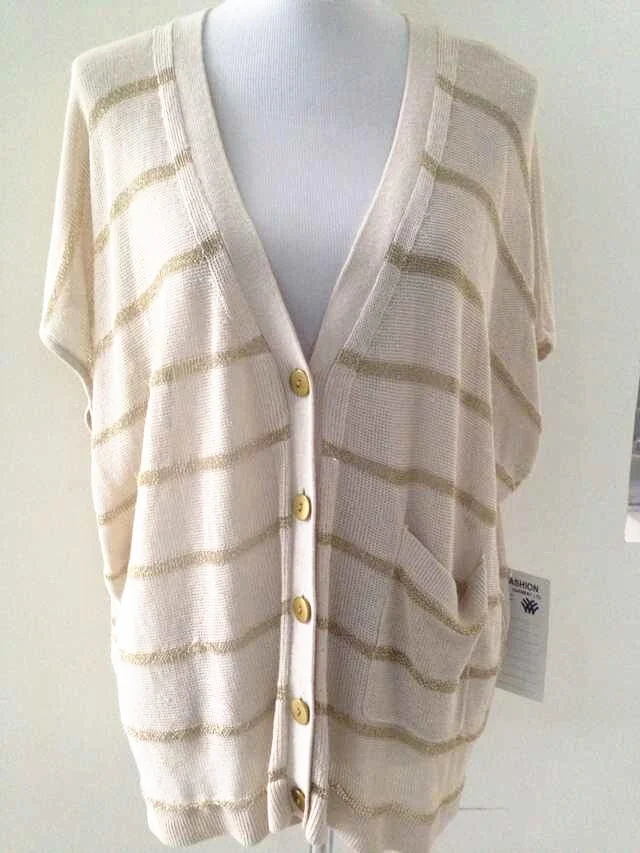 WT2969 women's knitted sweater in 95% rayon, 5% lurex