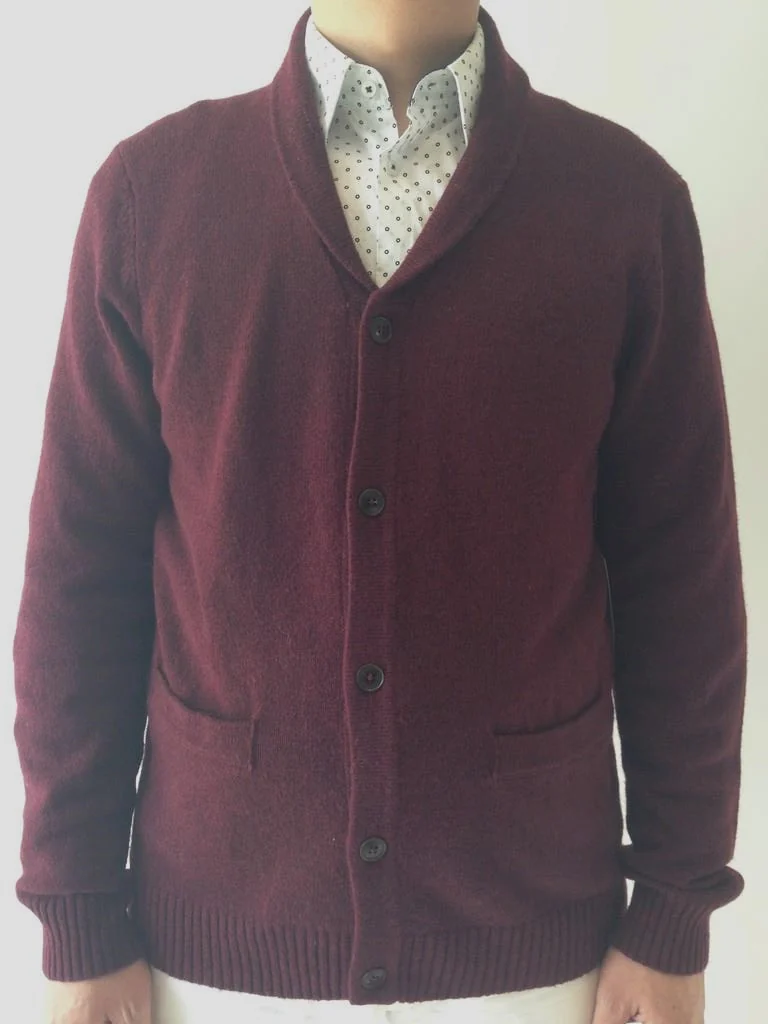 WT3172 men's knitted sweater in 90% acrylic, 10% wool