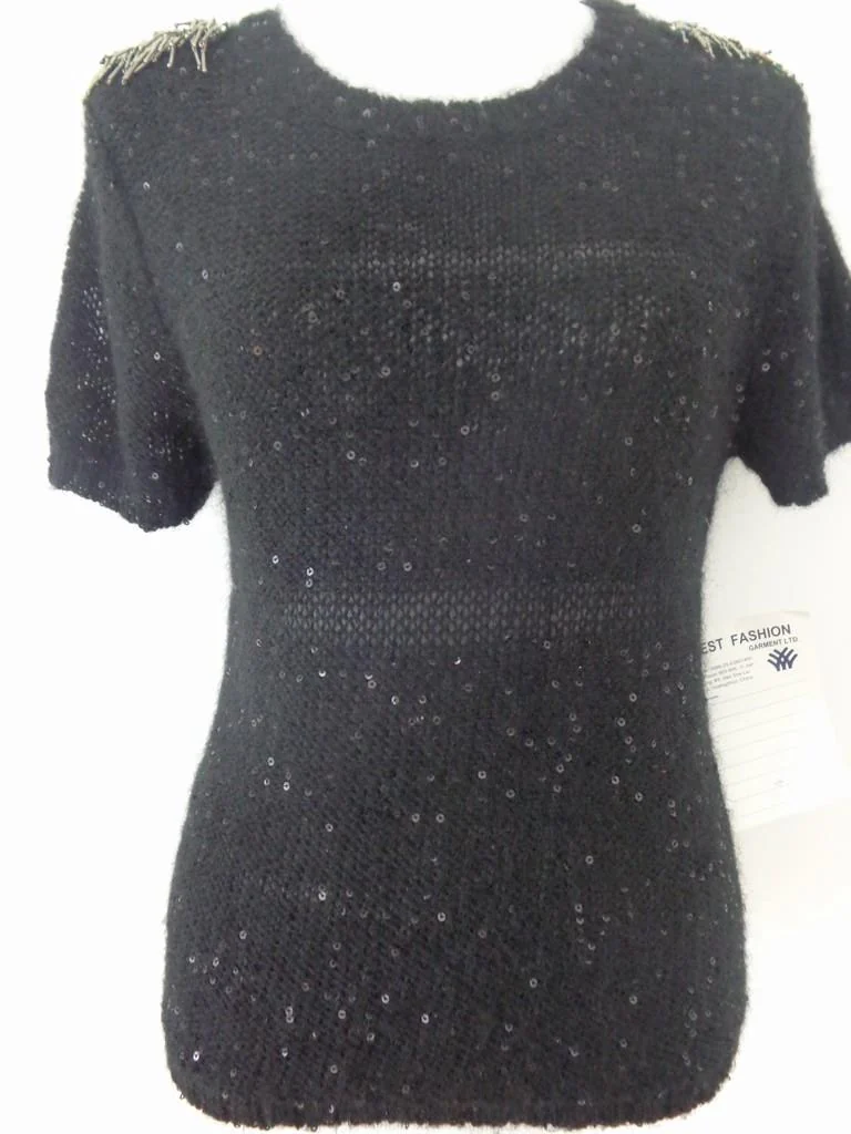 ZD0116 women's knitted sweater in 100% acrylic