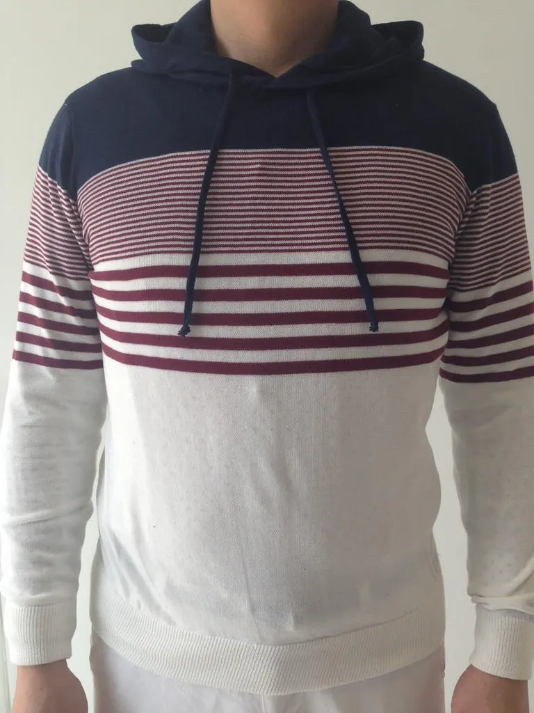 ZD0731 men's knitted sweater in 100% cotton