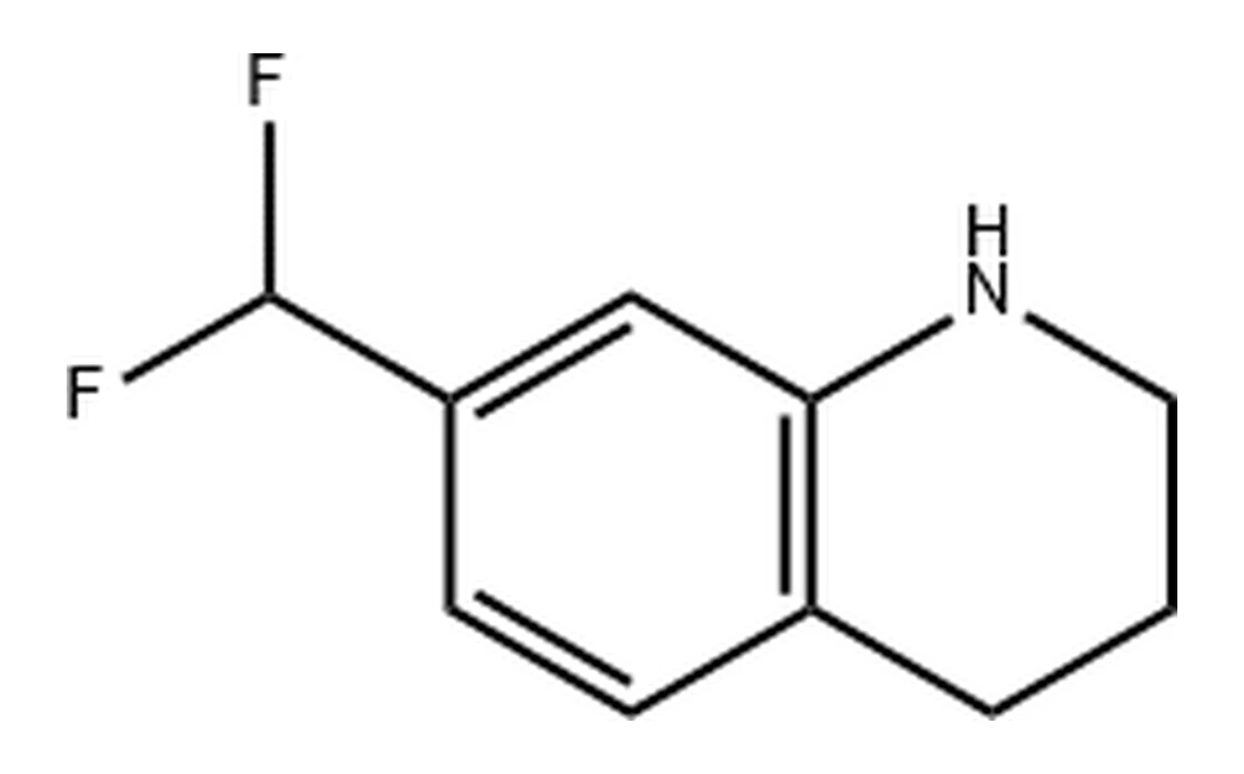 Chemical structure of 7-(DIFLUOROMETHYL)-1,2,3,4-TETRAHYDROQUINOLINE (CAS 1783624-20-3)
