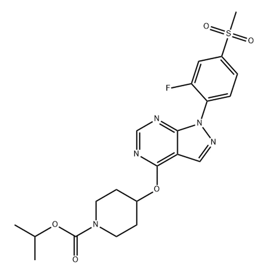 Chemical structure of APD 668 (CAS 832714-46-2)