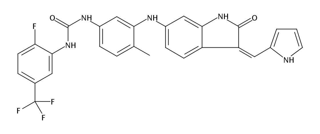 Chemical structure of GNF 5837 (CAS 1033769-28-6)