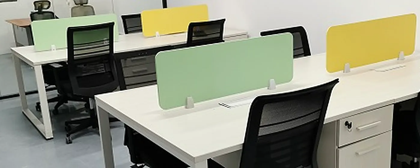 Open-plan project office at WesynTech in Shanghai