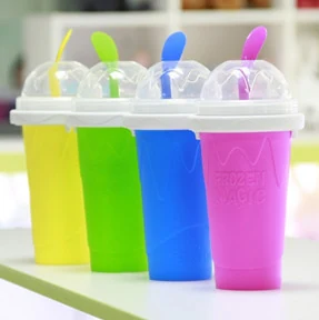 Squeezy freezy instant slushy maker ice cup — Food Storage item WK0038 from Winifer
