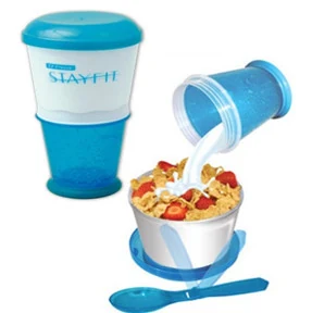 Plastic cereal on the go — Kitchen Helper item WK0043 from Winifer