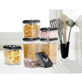 6 Piece Rectangular Storage Pantry Set — Food Storage item WK0040 from Winifer