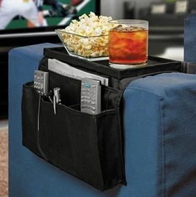 6 Pockets Arm Rest Organizer Remote Control Holder Table Bag Sofa Couch Storage — Store & Organize item WK10050 from Winifer