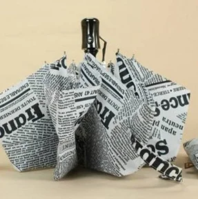 Paper Style Folding Automatic Waterproof Umbrella
