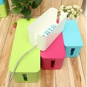 Plug Socket Anti-dust Safety Storage Box Cable Wire Cord Organizer WK10015