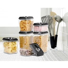 6 Piece Rectangular Storage Pantry Set WK0040