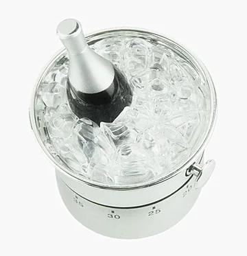 Champagne Ice Bucket Kitchen Timers Cooking Tools 60 minutes Timer WK0143
