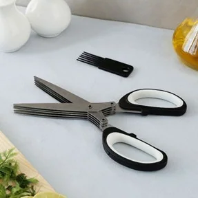 Veg Scissor With Brush WK0085