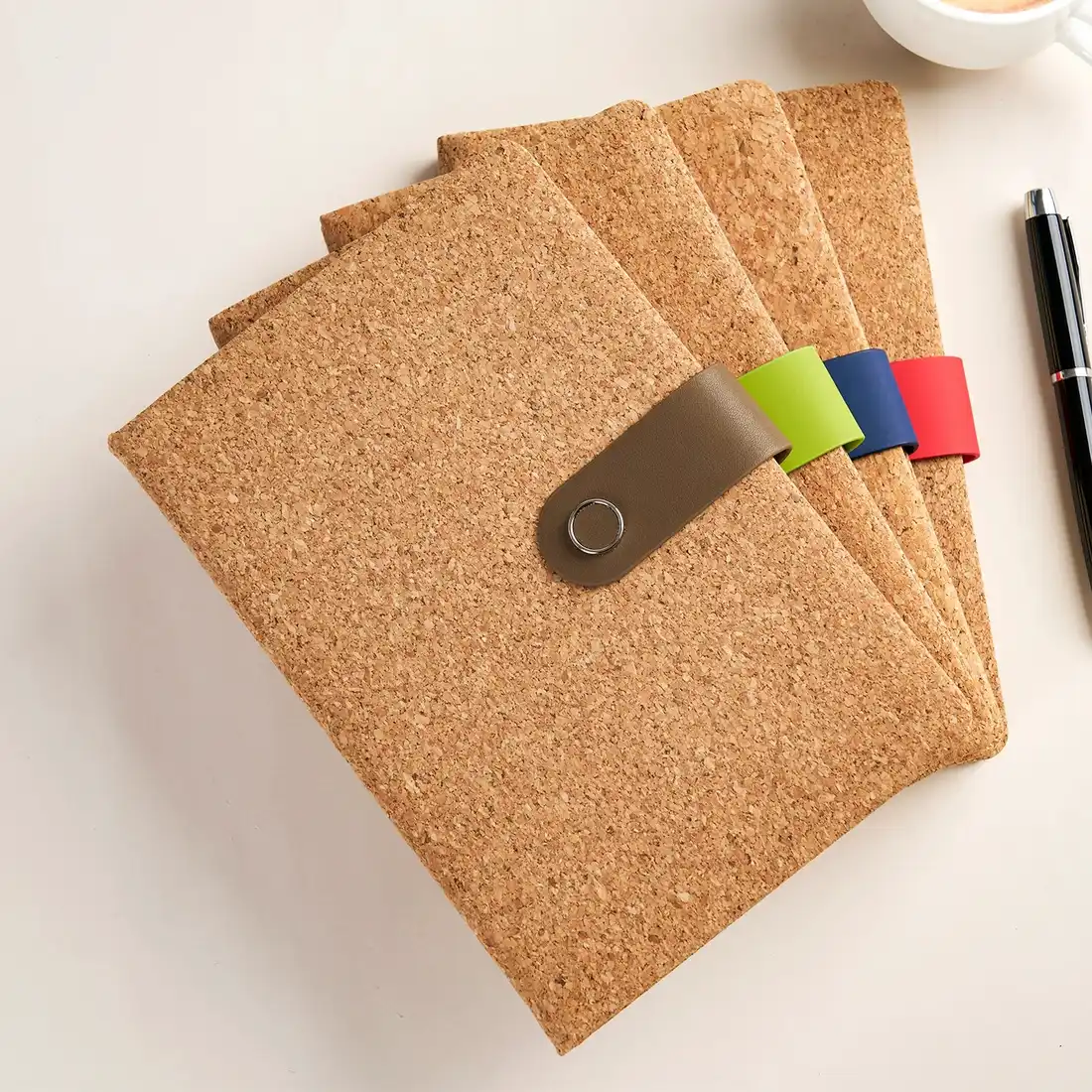 A5 Cork Notebook with Magnetic Closure TX508