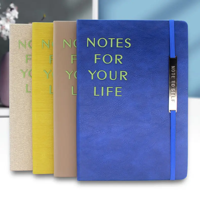 A5 notebook with metal band TX302