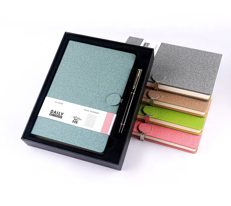 A5 notebook with round buckle gift set TZ302