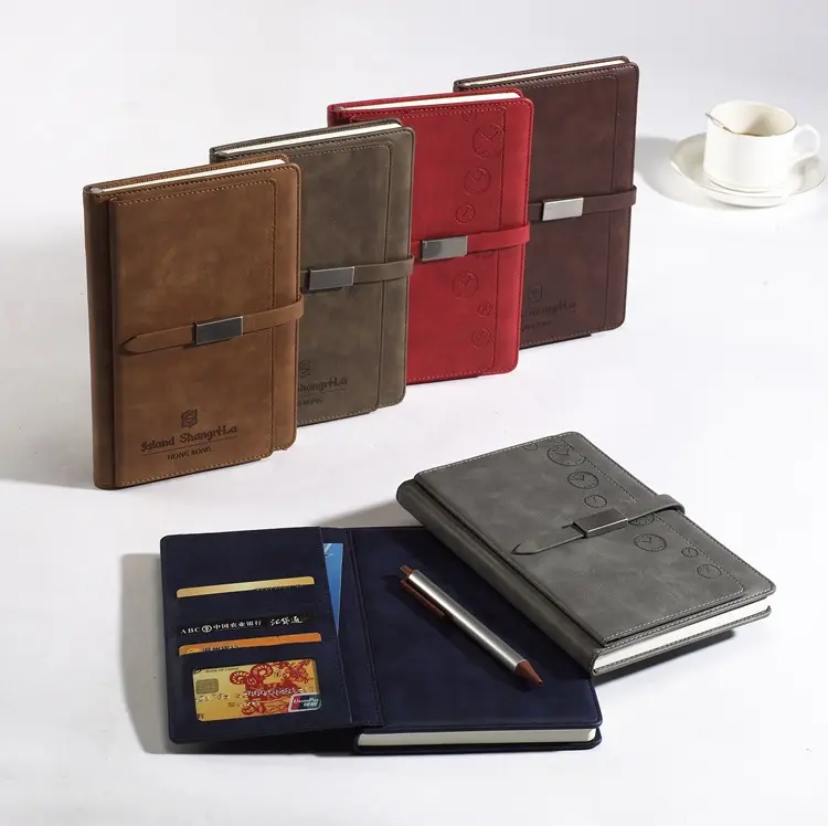 A5 PU notebook with card slot WN1501