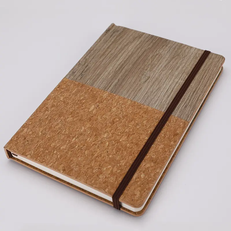 cork wood PU notebook TX309-2