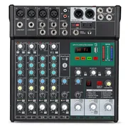 Weymic AR8 five-channel mini DJ mixer with Bluetooth and USB