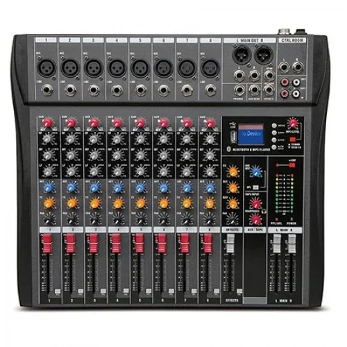 Weymic CT-80S eight-channel professional audio effects mixer with USB