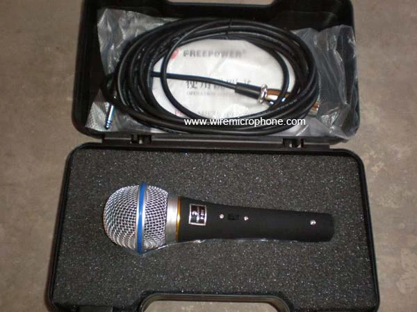 Weymic dynamic microphone supplied in a moulded carry case with cable