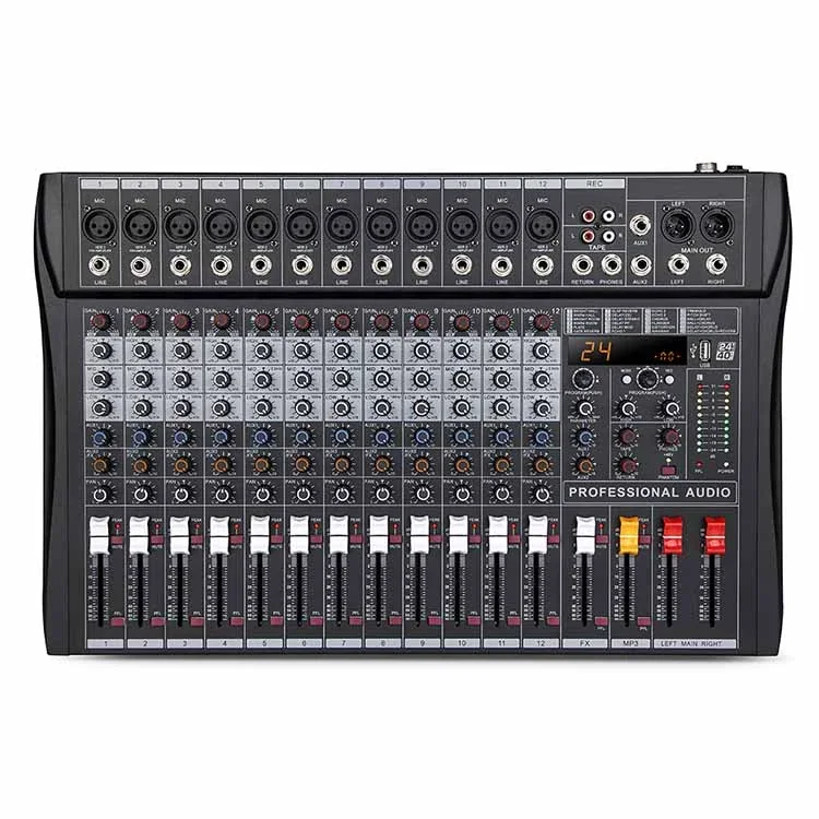 Weymic RX12 twelve-channel mixing console for stage and DJ use