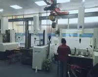 Measuring room with coordinate measuring equipment used for part inspection