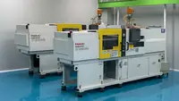 Electric injection moulding machines in a clean production hall