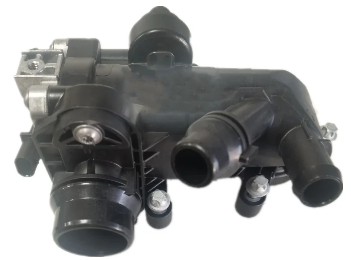 Coolant Thermostat Housing for Mercedes-Benz A2642001501 for Mercedes-Benz, thermostat housing assembly shown on a white background