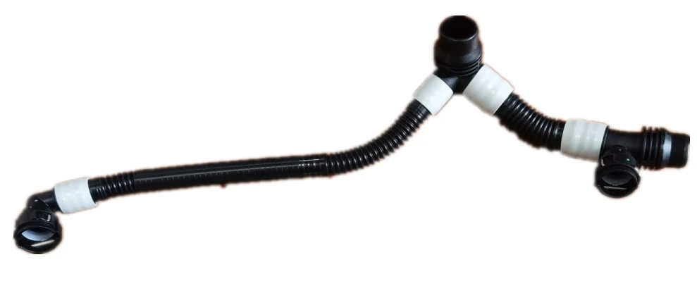 Coolant Pipe Hose for Tesla 1077577-00-B for Tesla, coolant hose shown on a white background