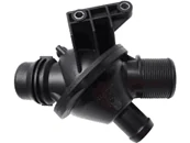 Thermostat Assembly for BMW & MINI OEM 11538648791 for BMW, thermostat housing assembly shown on a white background
