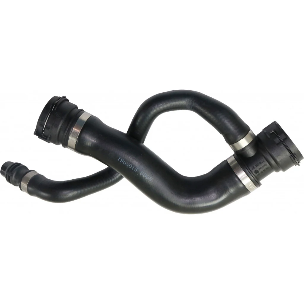 Radiator Coolant Hose for BMW OEM 17127593490 for BMW, radiator hose shown on a white background