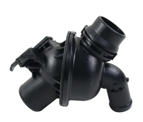 Coolant Thermostat Housing Assembly for BMW 11537580627 for BMW, thermostat housing assembly shown on a white background