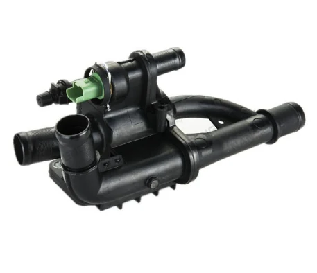 Coolant Thermostat Housing Assembly for BMW 11517809191 for BMW, thermostat housing assembly shown on a white background