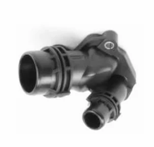 Coolant Thermostat Housing Assembly for BMW 11117800048 for BMW, thermostat housing assembly shown on a white background