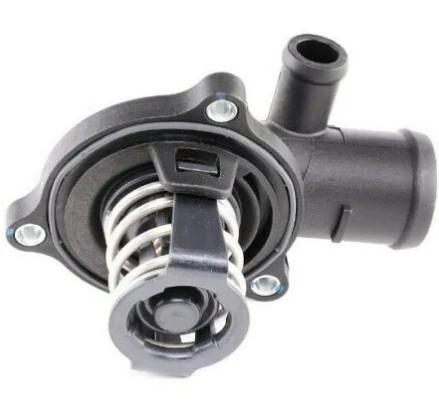 Coolant Thermostat Housing Assembly for VW & Audi 059121111N for Audi, thermostat housing assembly shown on a white background