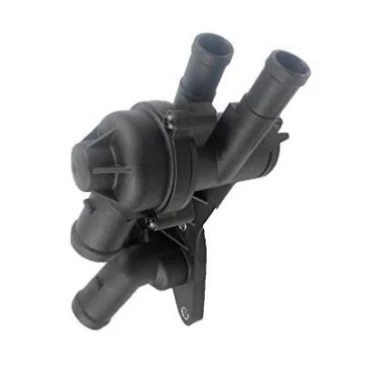 Coolant Thermostat Housing Assembly for VW & Audi 03C121111B for Audi, thermostat housing assembly shown on a white background