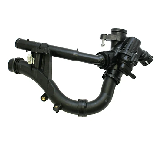 Coolant Thermostat Housing Assembly for Mercedes-Benz A2742000715 for Mercedes-Benz, thermostat housing assembly shown on a white background