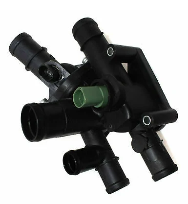 Coolant Thermostat Housing Assembly for VW & Audi 06A121513 for Audi, thermostat housing assembly shown on a white background