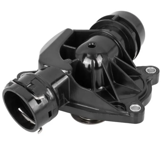 Coolant Thermostat Housing Assembly for BMW 11512354056 for BMW, thermostat housing assembly shown on a white background