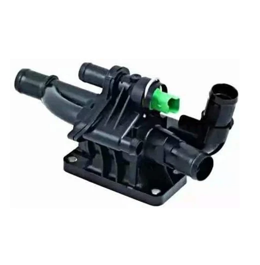 Thermostat Assembly for Volvo 31319493 for Volvo, thermostat housing assembly shown on a white background