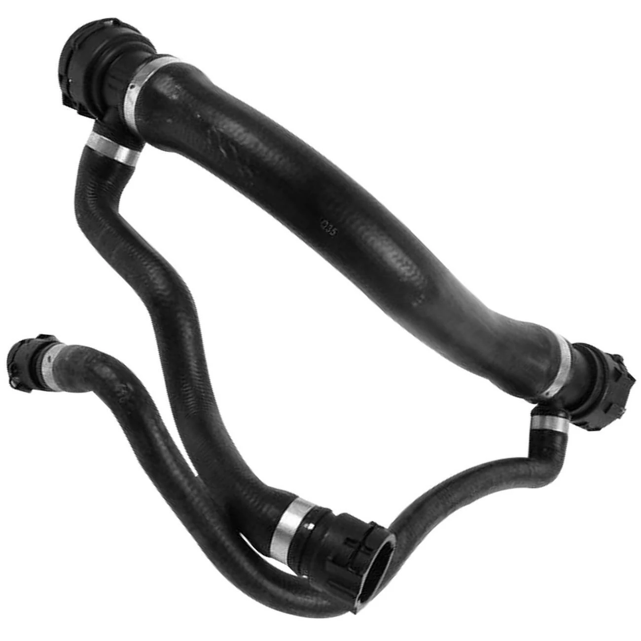 Radiator Coolant Hose for BMW OEM 17127526954 for BMW, radiator hose shown on a white background
