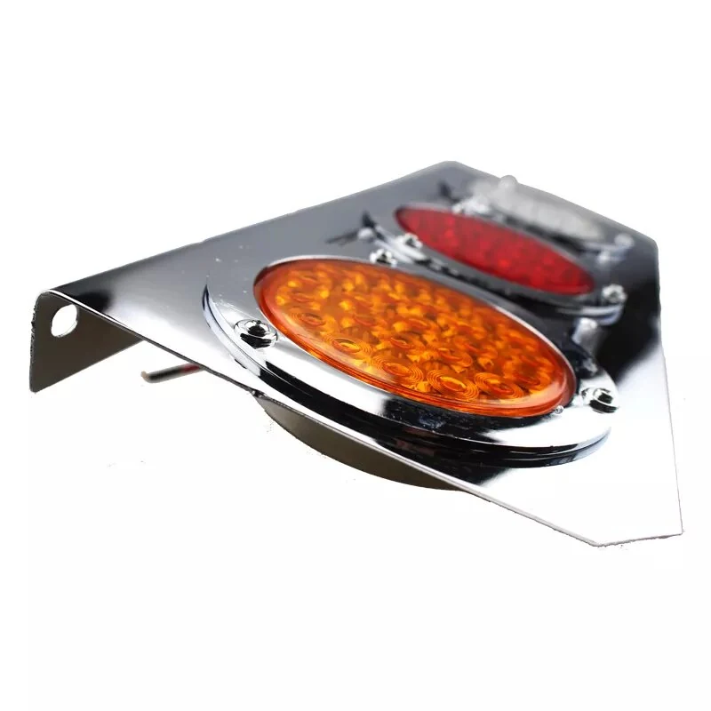 72LED steel stop turn reverse tail lamp for trucks - lens detail