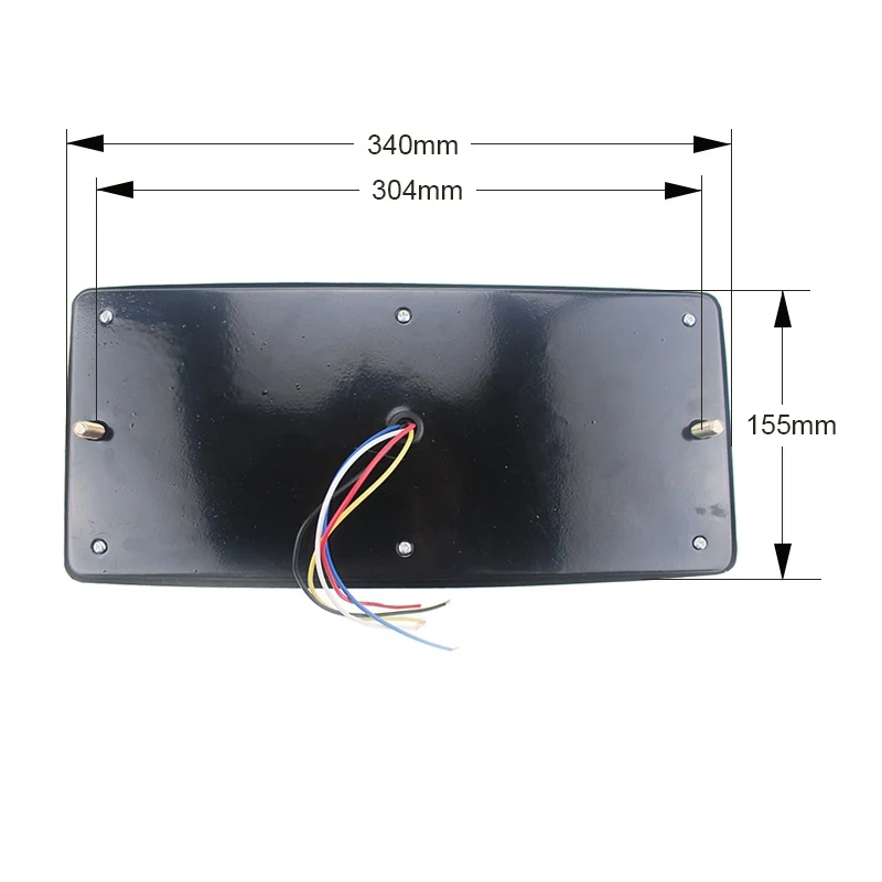 36LED combination truck rear light - lens detail
